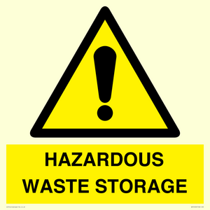 HAZARDOUS WASTE STORAGE